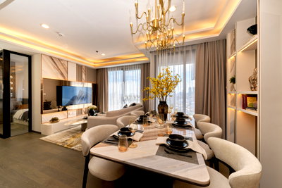 Condos for sale : Coco parc Rama4, 3 bedrooms, fully furnished, Rama 4 location, near Lumpini Park, Sathorn.