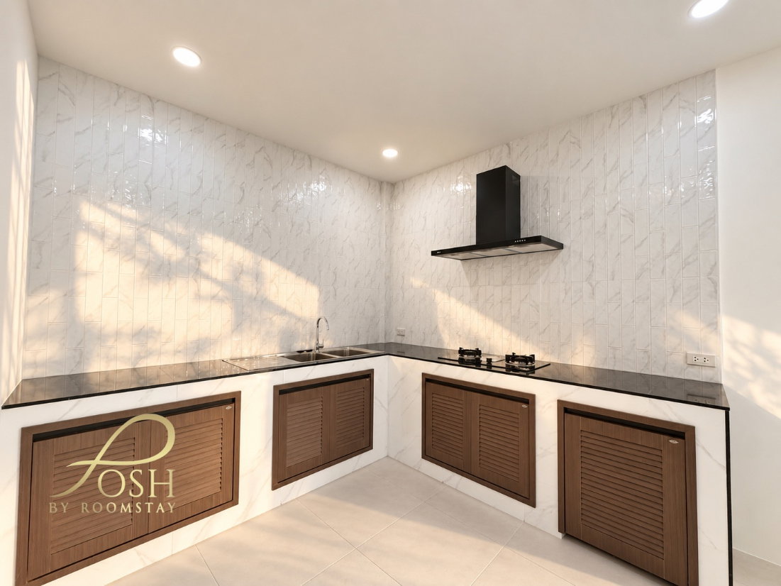 รูป บ้านรีโนเวทใหม่ 2 หลัง 3ห้องนอน 3ห้องน้ำ สไตล์วิลล่า (แปลงมุม) ซอยไสน้ำเย็น ฉลอง (ใกล้วัดฉลอง) - รูปที่ 19/26