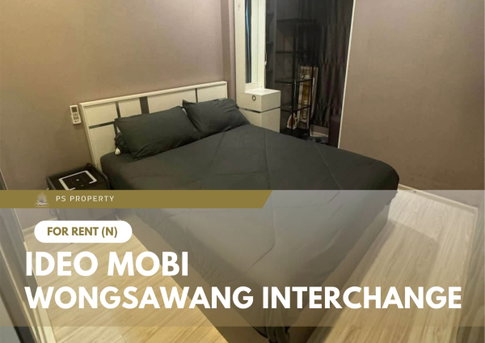 For Rent 📍 IDEO Mobi Wongsawang Interchange 📍 Convenient location near MRT Bang Son; fully furnished and equipped with all appliances.