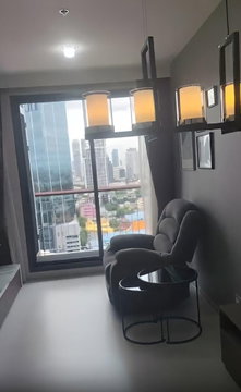 P-57154 For Rent Rhythm Sukhumvit 42  | 35 sq.m. | 12th Floor | City View | Fully Furnished📞 Line ID: @easythaihome | 085-592-2897