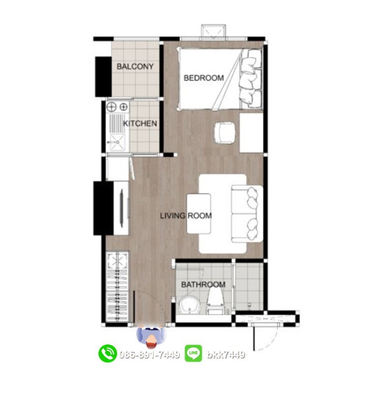 picture FOR RENT: Regent Home Bangna Bld.A 28 Sq.m. BTS Bangna/BITEC - 19/19