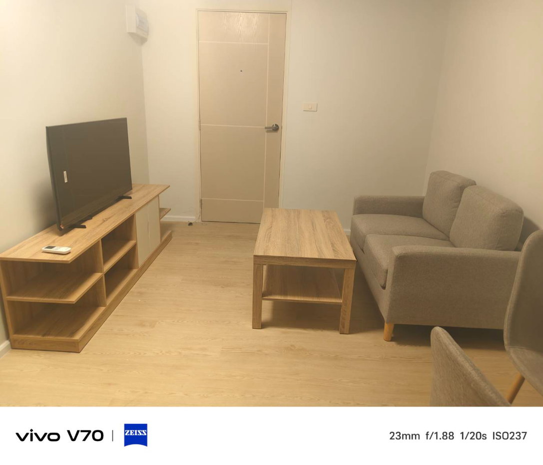 รูป ห้องใหม่✅ ให้เช่า คอนโด “Mori” เมืองทองธานี ติดอิมแพค พร้อมเฟอร์นิเจอร์ มีเครื่องซักผ้า❤️ - รูปที่ 15/16