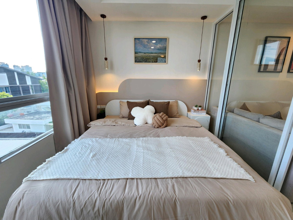 รูป คุ้มที่สุดในรัชดา! ห้องแต่งสวยตรงปก 39 ตร.ม. 1ห้องนอน1รับแขก พร้อมอยู่เพียง 2.1 ล้าน 💥 ลากกระเป๋าพร้อมเข้าอยู่ได้เลย! ชั้น 5 ทำเลดี - รูปที่ 15/27