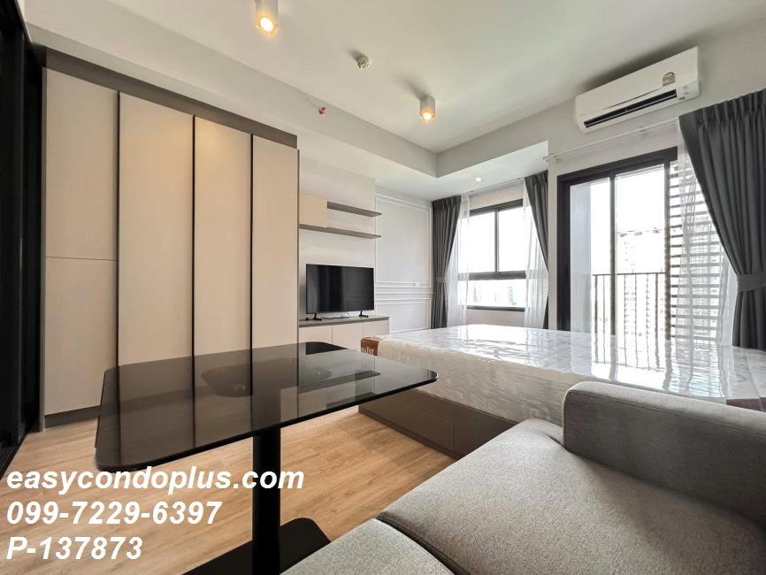 รูป 💥 [ 𝐏-𝟏𝟑𝟕𝟖𝟕𝟑 ] FOR RENT : IDEO Rama 9 - Asoke วิวเมือง ชั้นสูง! ใกล้ MRT พระราม 9 𝟏𝟗,𝟎𝟎𝟎 บาท/ด. | Line @easycondoplus | 099-229-6397 - รูปที่ 3/6