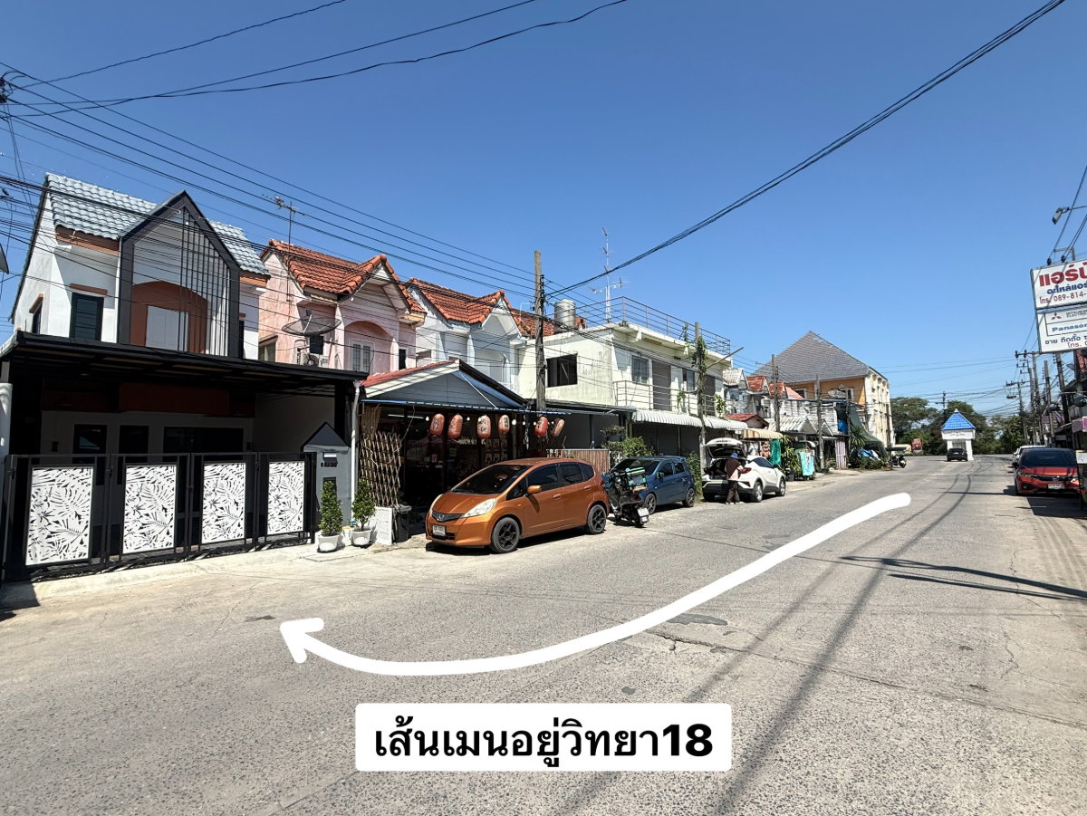 รูป บ้านเดี่ยว ทำเลดี ต้นโครงการ แต่งใหม่ หมู่บ้านอมรทรัพย์ ราคาถูก ถนนอยู่วิทยา 18 กระทุ่มราย ถนนเมน หนองจอก - รูปที่ 25/27