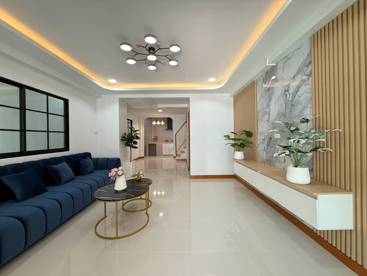 รูป บ้านเดี่ยว ทำเลดี ต้นโครงการ แต่งใหม่ หมู่บ้านอมรทรัพย์ ราคาถูก ถนนอยู่วิทยา 18 กระทุ่มราย ถนนเมน หนองจอก - รูปที่ 5/27