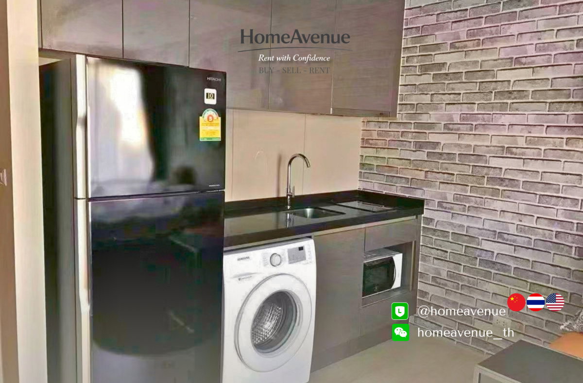 picture Highlight✨ 1Bed (Studio) 🚇 Near MRT Phra Ram 9 🌏 TM30 Service 📲 Line: @homeavenue ⭐HA-1709 - 4/6