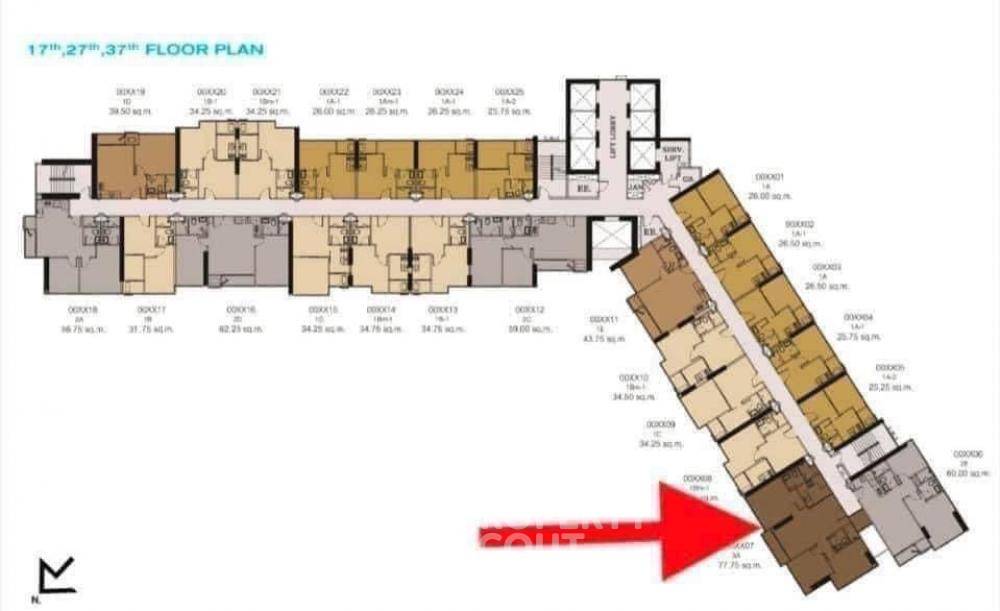 picture 36th-Floor 3-BR At The Line Jatujak - Mochit Near BTS Mo Chit (ID 1232894) - 10/12