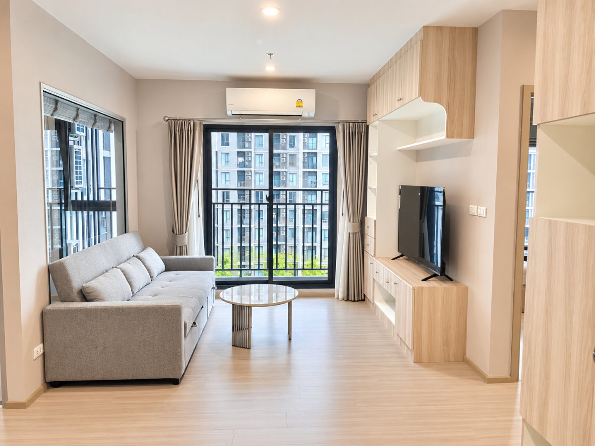 รูป 🔥 ห้ามพลาด แต่งใหม่ทั้งห้อง 🏠 2 Bedrooms | 2 Bathrooms | 62 ตร.ม. อาคาร A ใกล้รถไฟฟ้า 💰 35,000 บาท/เดือน (ต่อรองได้) - รูปที่ 6/20