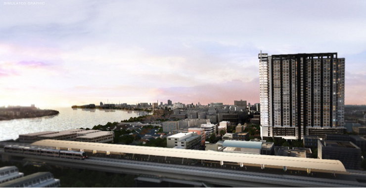 รูป คอนโดวิวแม่น้ำ ใกล้ MRT 200 เมตร - รูปที่ 1/10
