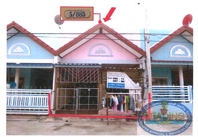 Townhouses for sale Rojana Industrial Park : TOWN HOUSE 18.7 Sq.w. Uthai Phra Nakhon Sri Ayutthaya for 490,000