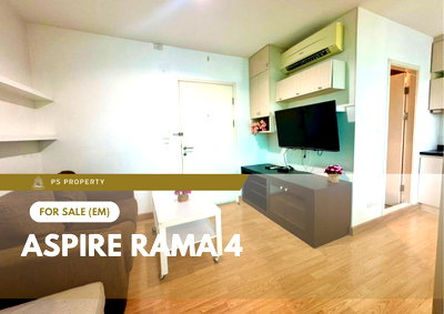 ขายคอนโด : ขายด่วน 🔥 Aspire Rama 4 🔥 เฟอร์นิเจอร์ครบ เดินทางสะดวก ใกล้ BTS เอกมัย 