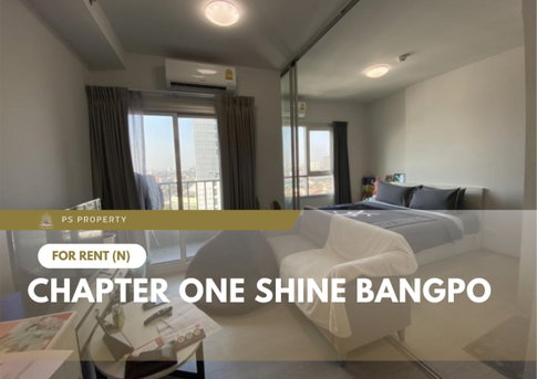 For Rent 📍 Chapter One Shine Bangpo 📍 Fully furnished with appliances. Near BTS Bang Po.