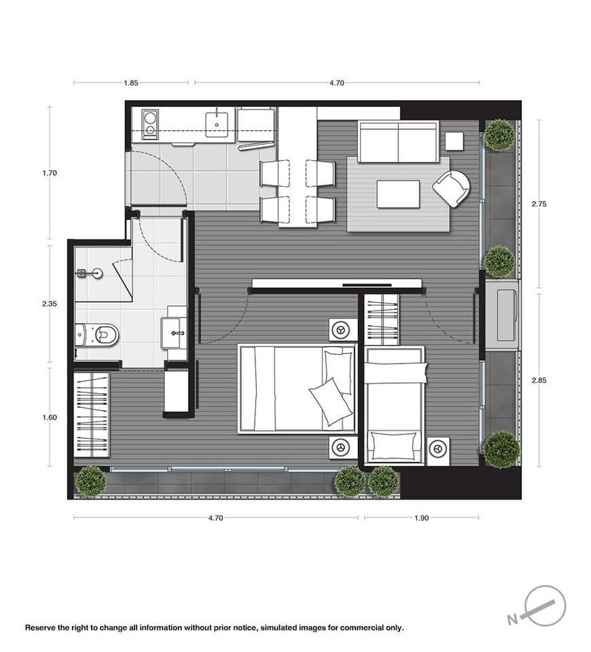 รูป เช่าคอนโด Noble Around Ari/โนเบิล อราวน์ อารีย์ (C6910001) ID Line : @condo44 - รูปที่ 7/7