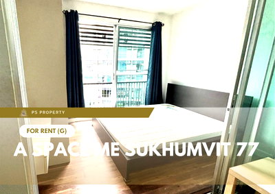Condos for rent : For Rent 📍 A Space Me Sukhumvit 77 📍 Fully furnished and equipped with appliances; near BTS On Nut.