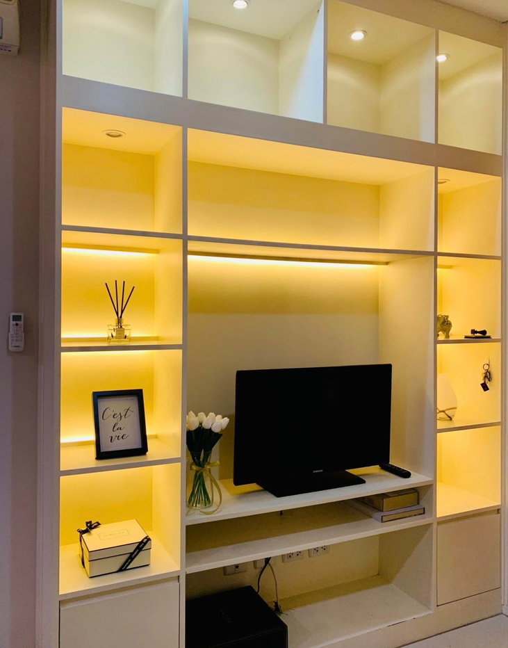รูป ให้เช่า Villa Asoke — 1 ห้องนอน | MRT เพรชบุรี | Fully Furnished [GTN-0979] - รูปที่ 3/8