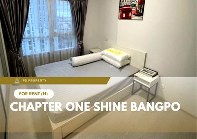 Condos for rent : For Rent 🔥 Chapter One Shine Bangpo 🔥 Fully furnished and equipped with appliances; near MRT Bang Pho.