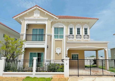 รูปภาพ ให้เช่า บ้านเดี่ยว Lanceo Prestige Bangna–Srivaree | บ้านใหม่ | 3 ห้องนอน | French Colonial | ใกล้สนามบินสุวรรณภูมิ