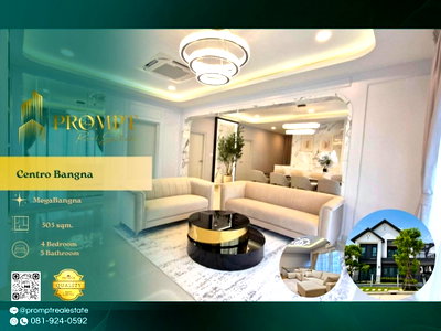 เช่าบ้านเดี่ยว สมุทรปราการ : CD03928 - Centro Bangna : MegaBangn