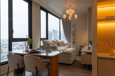 🔥ขายด่วน🔥The Crest Park Residences, 2ห้องนอน/2ห้องน้ำ 74sqm ชั้น32 วิวสวน ห้องสวย ทำเลดีใจกลางห้าแยกลาดพร้าว โทร087-355-2274