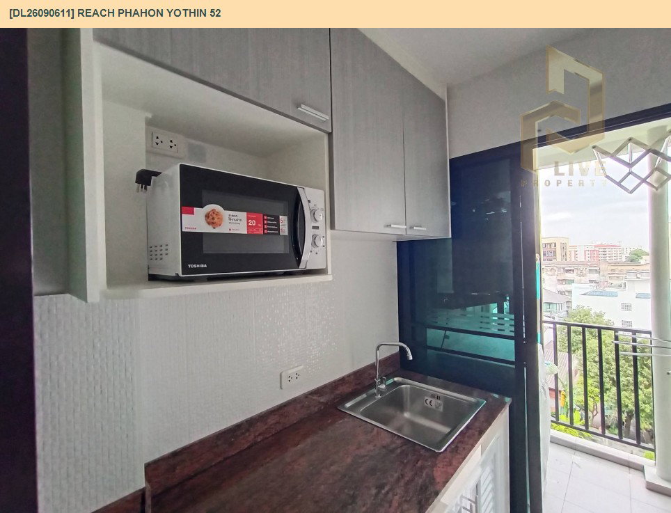 รูป DL26090611 ให้เช่าคอนโด รีช พหลโยธิน 52 (REACH Phahon Yothin 52) ใกล้ BTS สะพานใหม่ พร้อมเข้าอยู่ โทรด่วน 0653619502 LineID @952jdxxk - รูปที่ 9/13