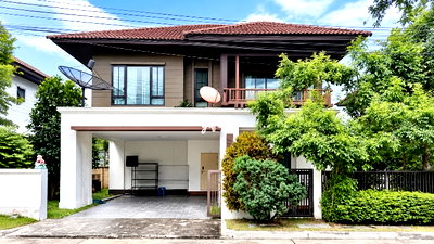 เช่าบ้านเดี่ยว ถนนสมโภชเชียงใหม่ 700 ปี  : ปล่อยเช่าบ้านเดี่ยว 2 ชั้น ในโครงการหรู ส่วนกลางดีมาก ( โครงการเศรษฐสิริ สันทราย Setthasiri Sansai )