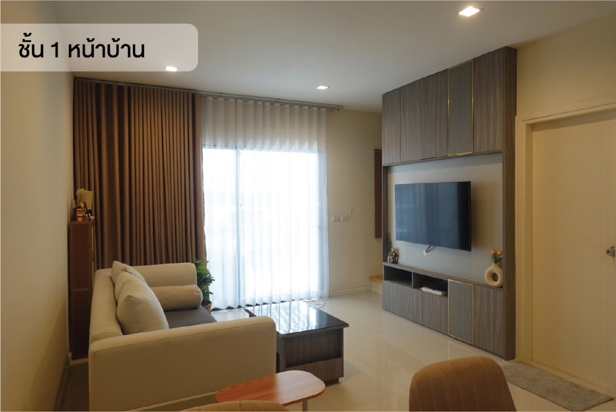 รูป ทาวน์โฮม 3 ชั้น ไอเจ้นท์ พระราม 9 | 182 ตร.ม. | แต่งครบ | 5.55 ล้าน | เจ้าของขายเอง - รูปที่ 4/37