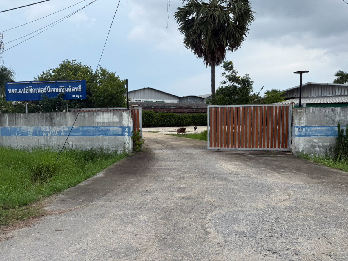 รูป ขายที่ดิน 31 ไร่ พร้อมโรงงานและโกดัง 13 หลัง ติดถนนมาลัยแมน (321) อ.เมืองสุพรรณบุรี - รูปที่ 1/11