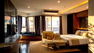 คอนโดให้เช่า : [เช่า] คอนโดอารีย์–พหลโยธิน Phahonyothin Place | Studio ห้องใหญ่ 42 ตร.ม. เฟอร์นิเจอร์ครบ | เดิน 4 นาทีถึง BTS อารีย์
