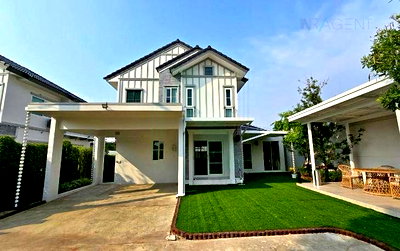 เช่าบ้านเดี่ยว สมุทรปราการ : 📌 ให้เช่าบ้านเดี่ยว 2 ชั้น วิลลาจจิโอ 3 ศรีนครินทร์ - บางนา 5 ห้องนอน 4 ห้องน้ำ