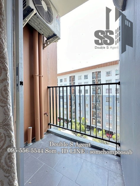 รูป SS 322 #ให้เช่าพลัมคอนโดบางใหญ่สเตชั่น #ให้เช่าคอนโดพลัมตรงคลองถนน ขนาด 23 ตร.ม  ตึก C ชั้น 6 #ให้เช่าคอนโดใกล้รถไฟฟ้าสายสีม่วง - รูปที่ 10/11