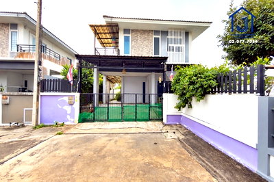 บ้านเดี่ยว ปทุมธานี : ขายบ้านเดี่ยว 2 ชั้น หมู่บ้านภัทรีดา อเวนิว ปทุมธานี 1 ถนนปทุมธานี-สามโคก ใกล้ทางด่วนบางพูน 