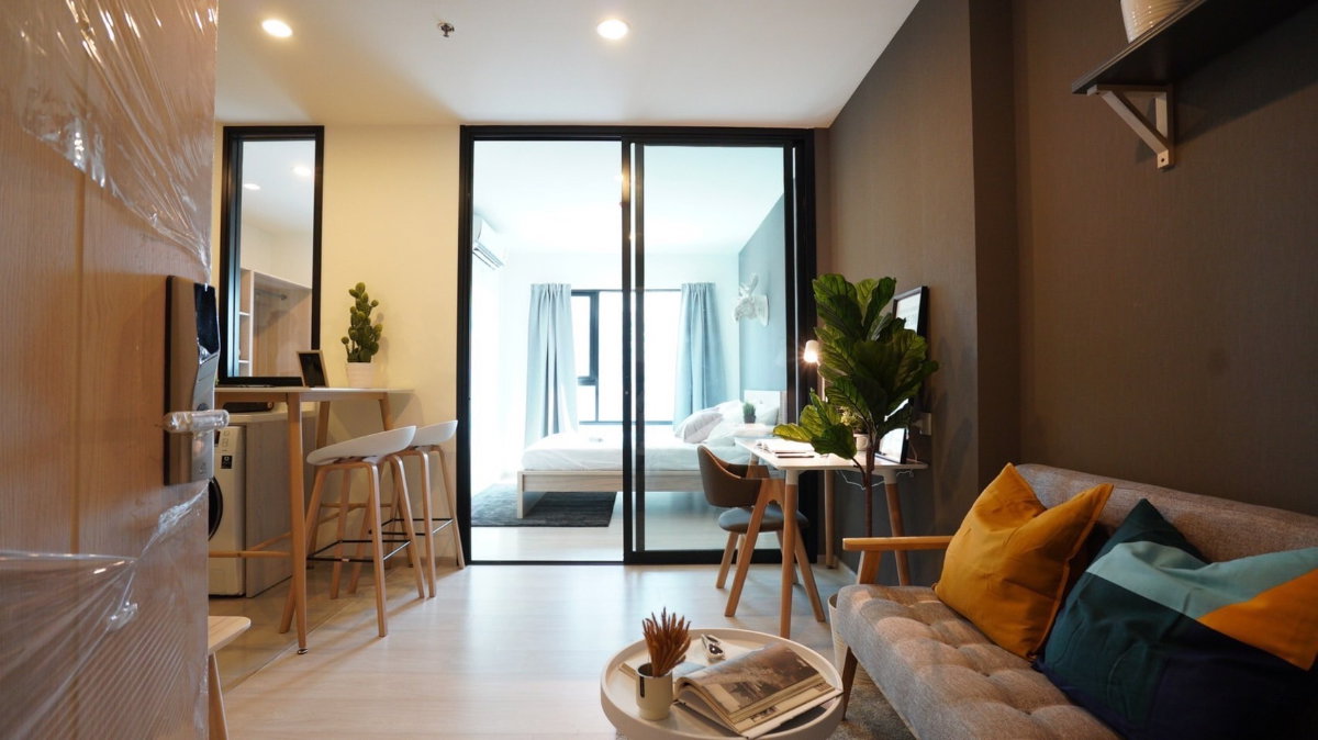 Space U 🔥 แต่งสวยสไตล์ Modern พร้อมอยู่! Life Asoke | 30 ตร.ม. ชั้น 10 | 18,000/เดือน SP0045