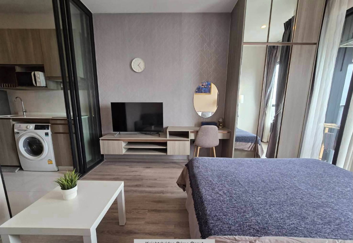 รูป 💮ให้เช่าคอนโด Knightsbridge Prime Onnut ใกล้ BTS อ่อนนุช ขนาด 25 ตรม. ห้องสวย เฟอร์นิเจอร์ครบ เช่าเพียง 15500- - รูปที่ 1/8