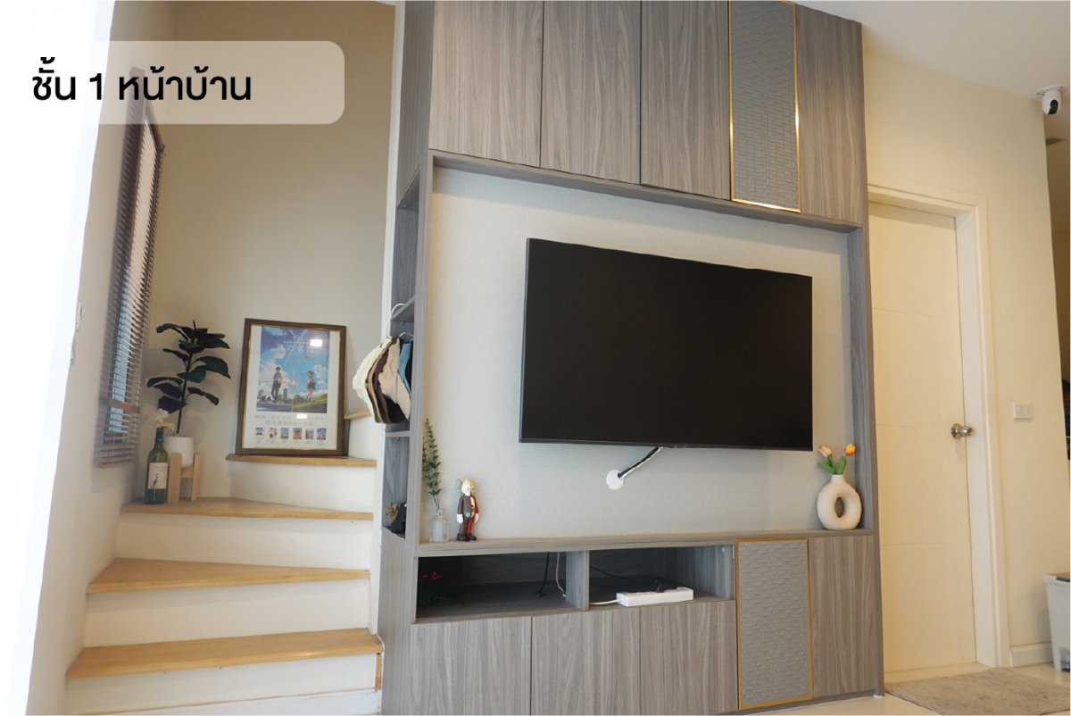 รูป ทาวน์โฮม 3 ชั้น ไอเจ้นท์ พระราม 9 | 182 ตร.ม. | แต่งครบ | 5.55 ล้าน | เจ้าของขายเอง - รูปที่ 6/37