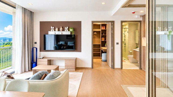รูป ปล่อยเช่าคอนโดหรู Mekin Haus คอนโดใหม่ ติดเซ็นทรัลเฟสติวัล เชียงใหม่  #พร้อมอยู่ ห้องใหม่ พร้อมเฟอร์ฯ  2 ห้องนอน 2 ห้องน้ำ  ติดเซ็นทรัลเฟสติวัล
 - รูปที่ 3/23