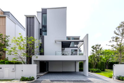 Houses for rent : Luxury detached house for rent, ready to move in, VIVE Krungthep Kreetha, 4 bedrooms, 5 bathrooms, 119 sq.wa.