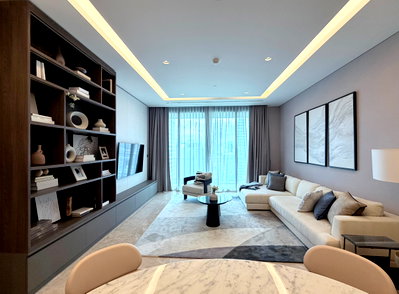 Condos for rent : For Rent The Residences at Sindhorn Kempinski  — 2 Bedroom | BTS Chidlom | Fully Furnished GTN-0708