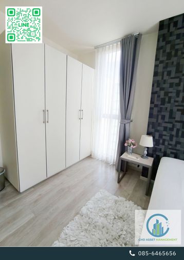 2-bed condo for rent, 58 sqm, Chambers Cher Ratchada - Ramintra