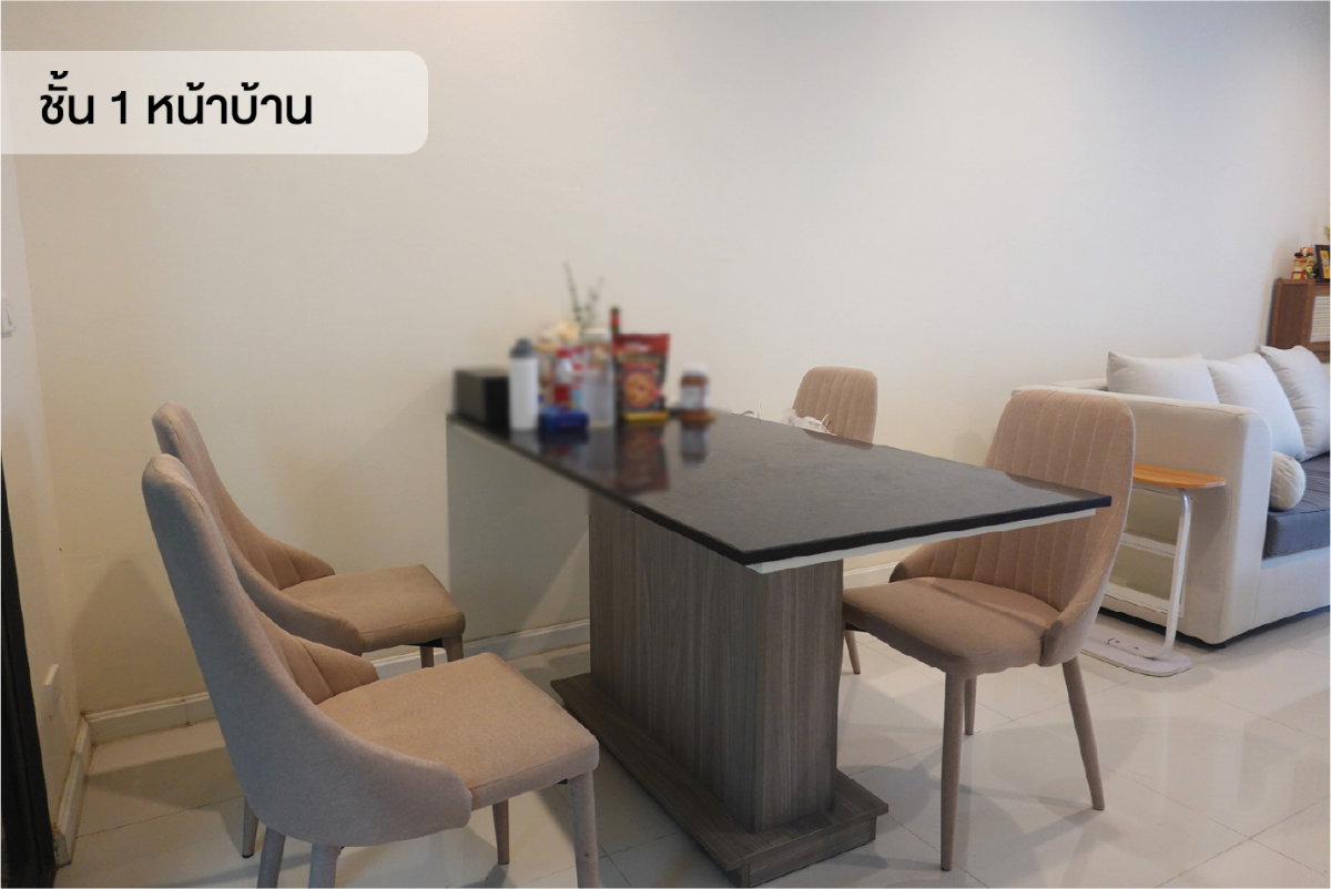 รูป ทาวน์โฮม 3 ชั้น ไอเจ้นท์ พระราม 9 | 182 ตร.ม. | แต่งครบ | 5.55 ล้าน | เจ้าของขายเอง - รูปที่ 8/37