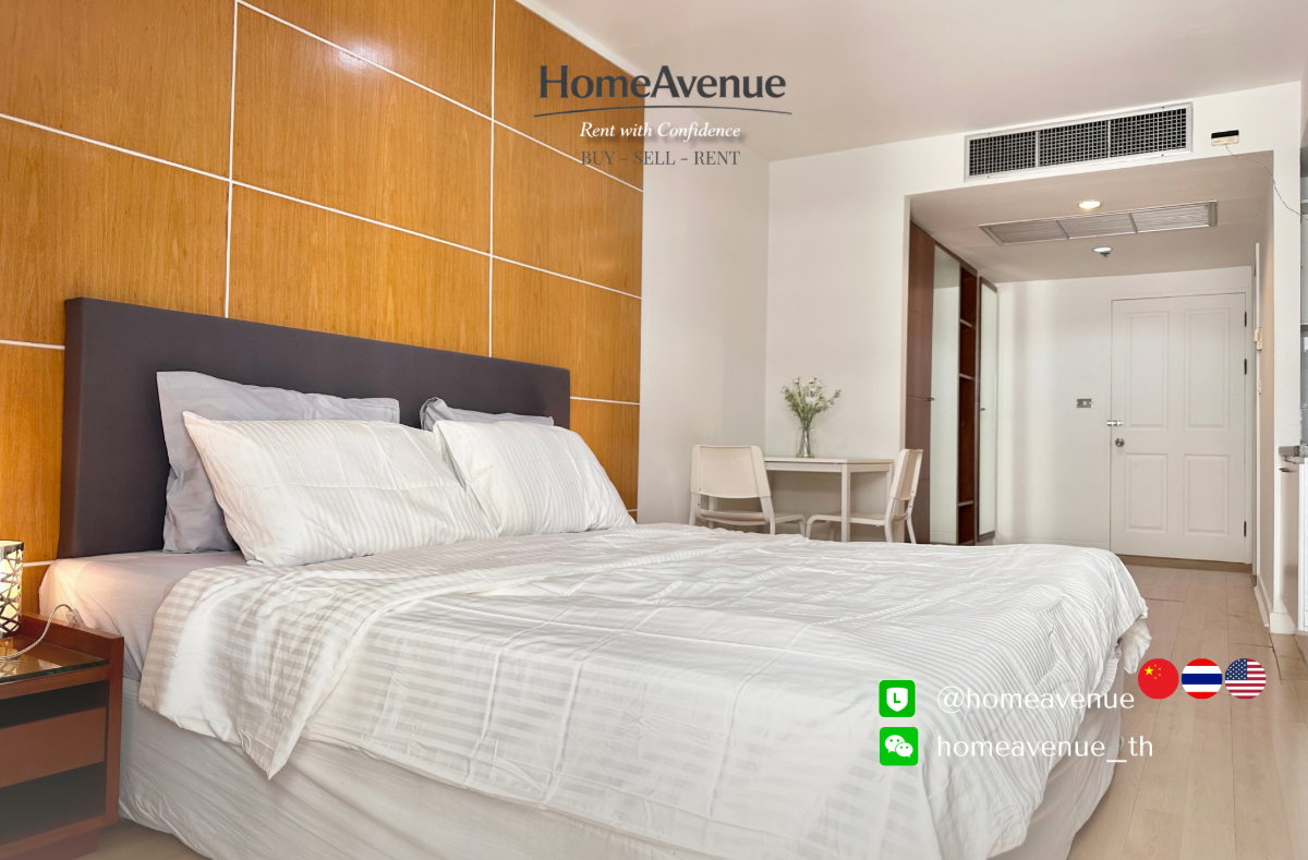 picture Highlight✨ 1Bed (Studio)  🚇 Near BTS Ratchadamri 🌏 TM30 Service 📲 Line: @homeavenue ⭐HA-5083 - 2/7