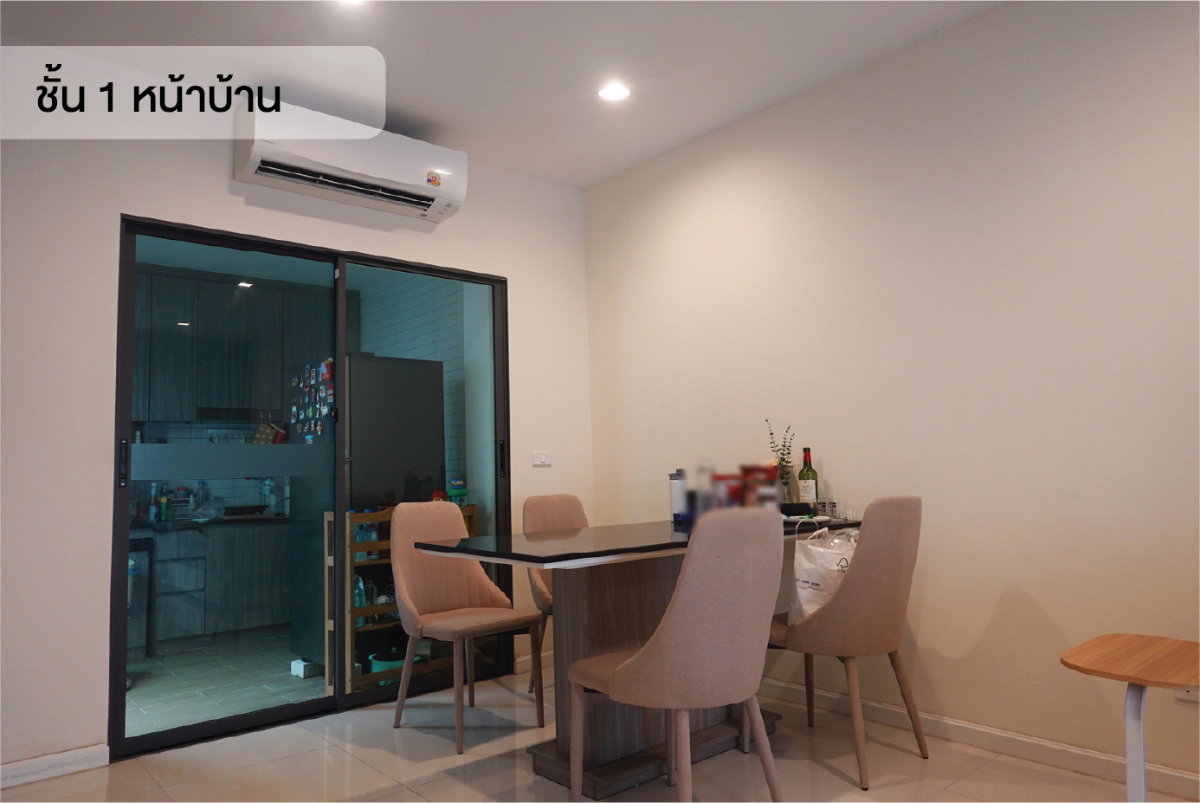 รูป ทาวน์โฮม 3 ชั้น ไอเจ้นท์ พระราม 9 | 182 ตร.ม. | แต่งครบ | 5.55 ล้าน | เจ้าของขายเอง - รูปที่ 7/37