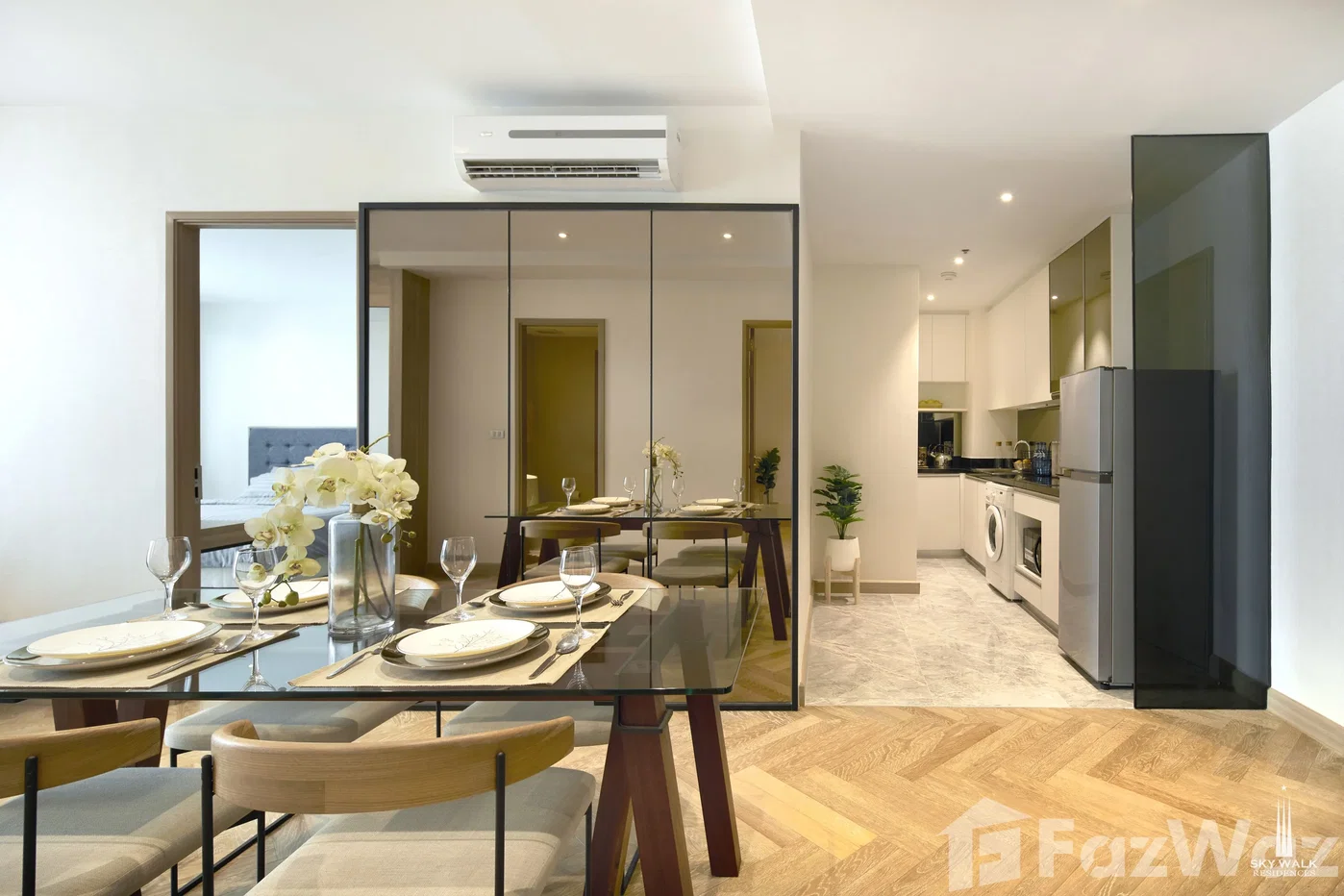 รูป คอนโดให้เช่า 2 ห้องนอน ในโครงการ สกาย วอล์ค เรสซิเดนซ์ 6840530 - รูปที่ 5/5