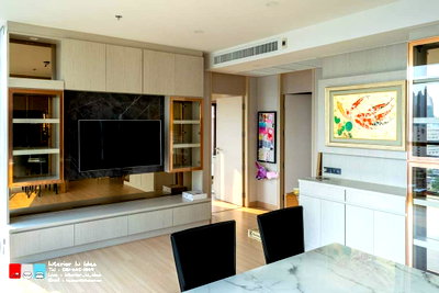 Condos for rent : For Rent Lumpini Suite Petchaburi-Makkasan — 2 Bedroom | MRT Phetchaburi | Fully Furnished GTN-0729