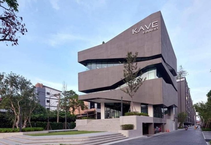 picture Kave Condo for rent, located opposite Bangkok University Rangsit Campus. Available for move-in from Oct 2026 - 15/17