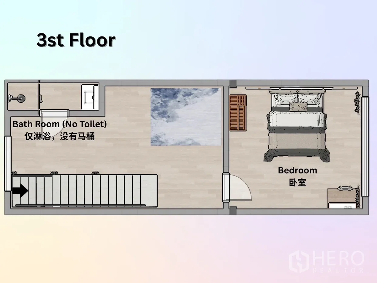 picture For rent Shophouse 150 sqm in Ratchathewi, Bangkok BTS Ratchathewi - 14/16