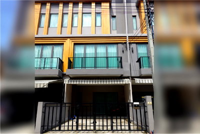 Townhouses for sale : 3-Story Townhome at Eigen Rama 9 | 182 sq.m. | Fully Furnished | THB 5.55 Million | Direct Owner Sale