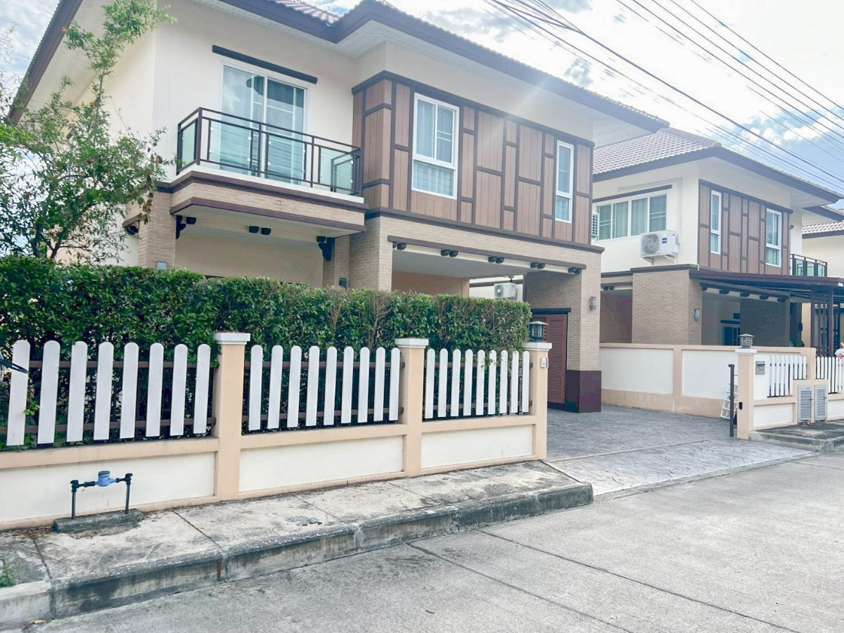 รูป บ้านเดี่ยว 2 ชั้นในโครงการ พร้อมระบบรักษาความปลอดภัย 24 ชม. ทำเลสันกำแพง ราคาเพียง 24,000 บาท/เดือน #ASP-H0788 - รูปที่ 1/14
