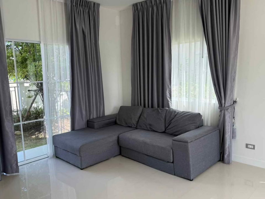 รูป ให้เช่า บ้านเดี่ยว Lanceo Prestige Bangna–Srivaree | บ้านใหม่ | 3 ห้องนอน | French Colonial | ใกล้สนามบินสุวรรณภูมิ - รูปที่ 2/11