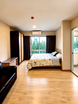 คอนโดให้เช่า : ปล่อยเช่า BE Condo ใกล้ ม.กรุงเทพ รังสิต ห้องกว้าง 28 ตร.ม. เพียง 10,000 บาท/เดือน!